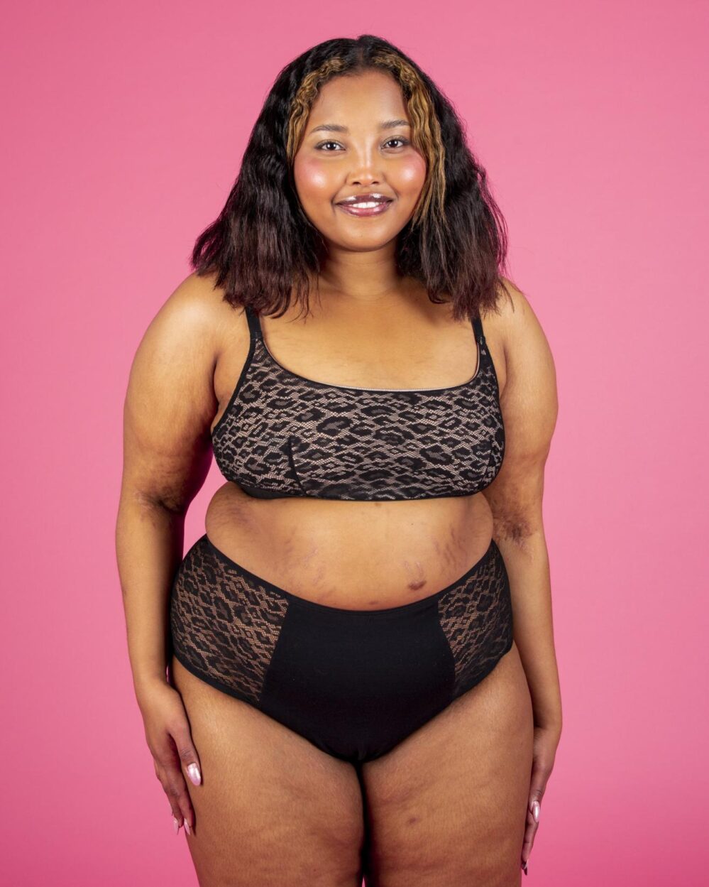 Sereluna Menstruationstrusse - Ida High Waist Black