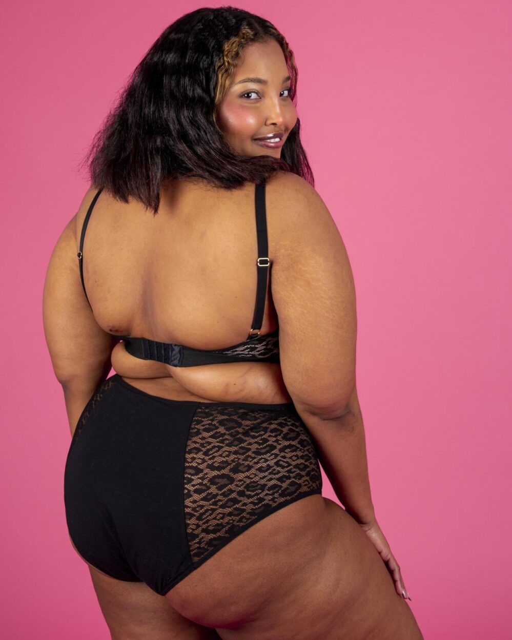 Sereluna Menstruationstrusse - Ida High Waist Black