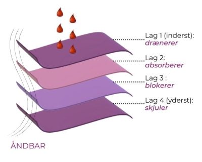 Sereluna Hvordan fungerer menstruationstrusser Layering – Dansk Sereluna Hvordan fungerer menstruationstrusser Layering - Dansk